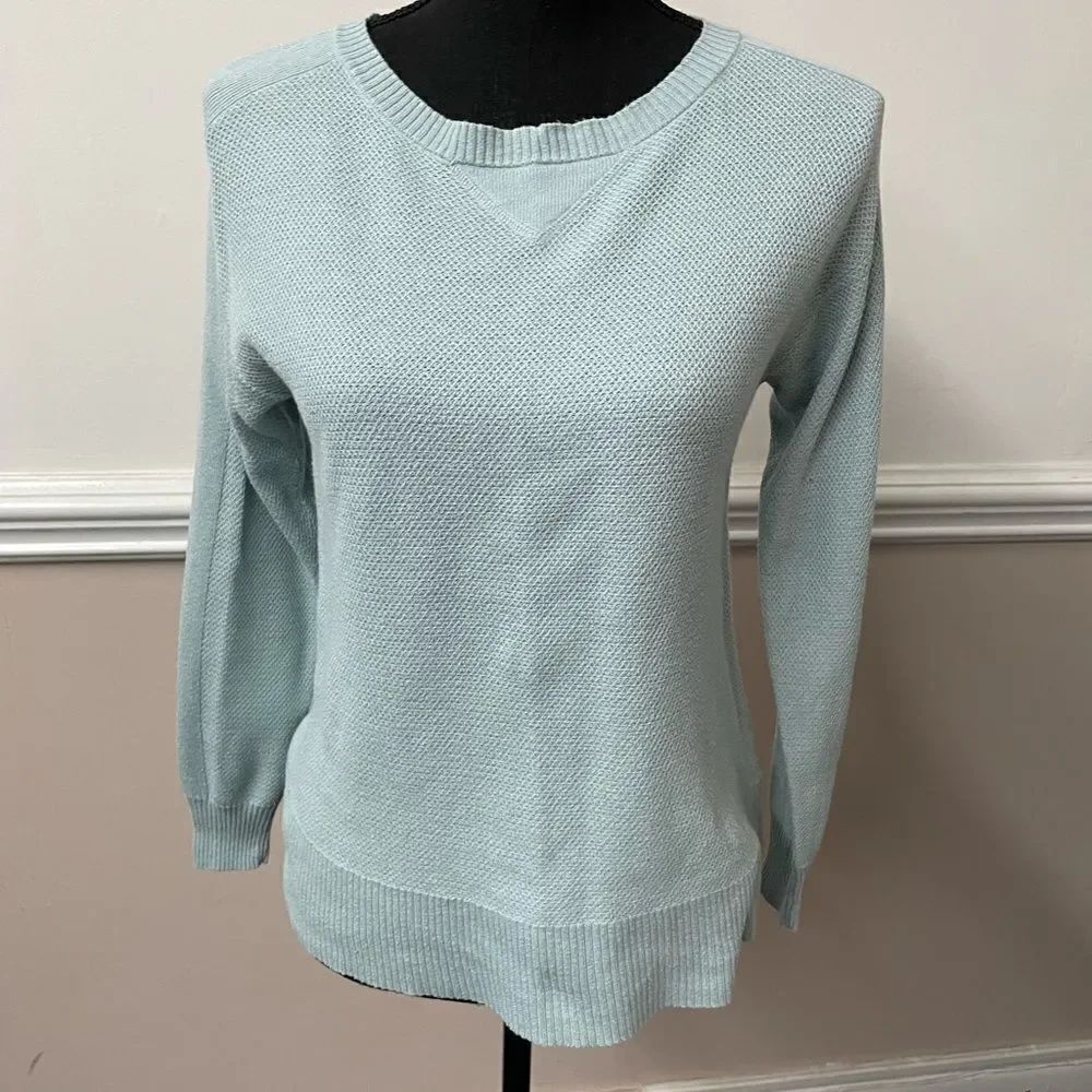American Eagle Teal Blue Sweater